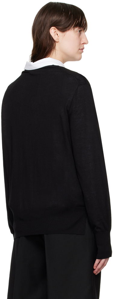 Sveter TOTEME Crewneck Knit Sweater Čierna | 243-WRT0346-YA0084, 2