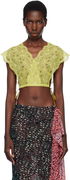 Dries Van Noten Lace Crop Top