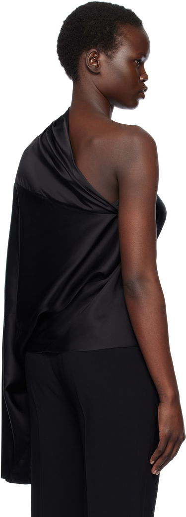 Tielko Rick Owens Rick Owens Hollywood One Sleeve Top Čierna | RP01E7234 SCH, 2