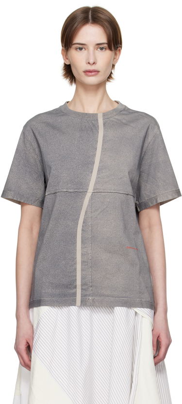 Tričko Eckhaus Latta Eckhaus Latta Lapped T-Shirt Šedá | 301-EL-PS25-S -, 0