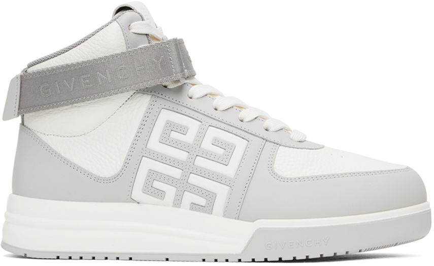 Tenisky a topánky Givenchy White & Gray G4 Šedá | BH008UH1GM, 0