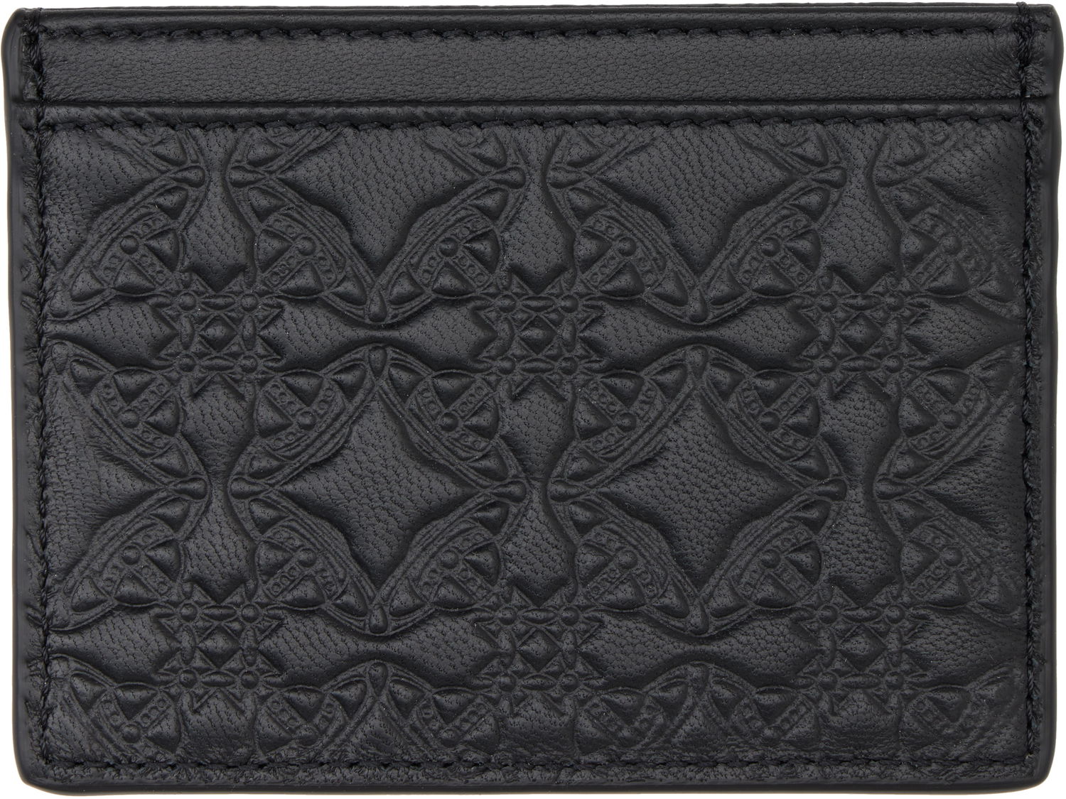 Peňaženka Vivienne Westwood Vivienne Westwood Embossed Flat Card Holder Čierna | 54030006W-L003E-, 1