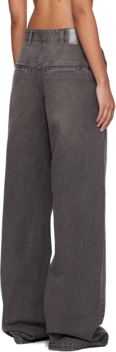 Nohavice Entire Studios Entire Studios Dem Wide-Leg Jeans Šedá | ES2318SL, 2