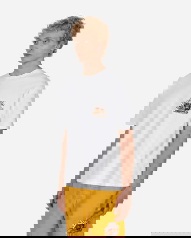 Tričko WACKO MARIA Still Smokin' Washed Heavy Weight T-Shirt Biela | CCSS-WM-WT02 WHITE, 4