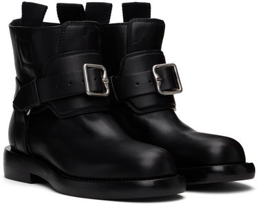 Oblečenie Burberry Burberry Leather Cobble Boots Čierna | 8101287, 3
