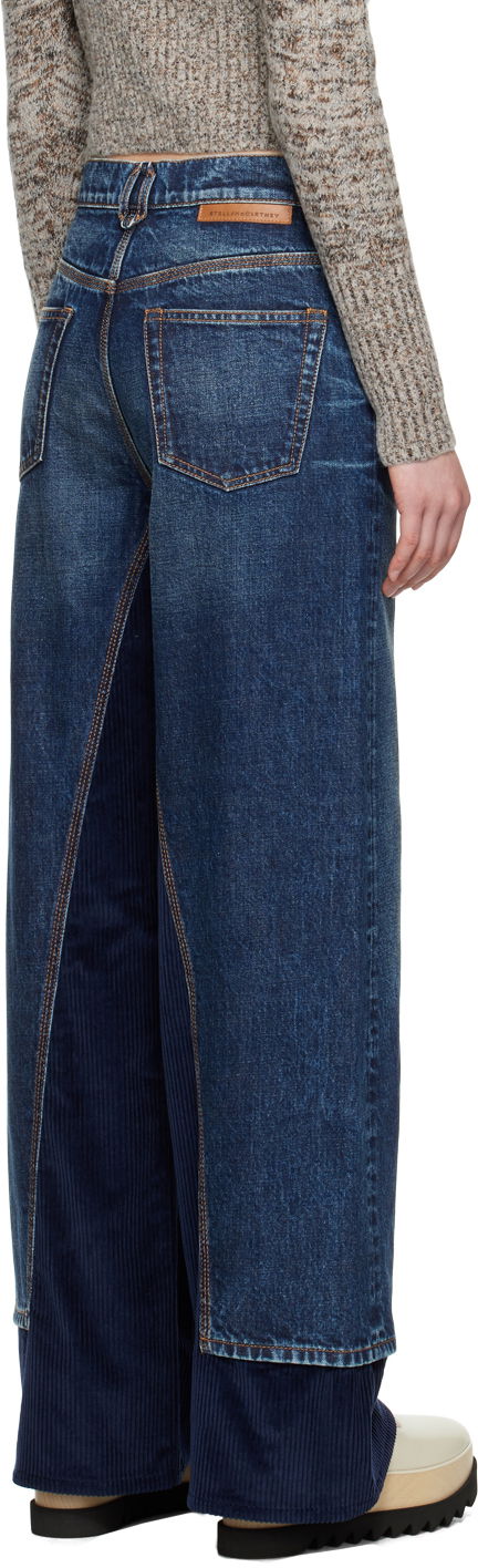 Stella McCartney High-Rise Straight Leg Jeans
