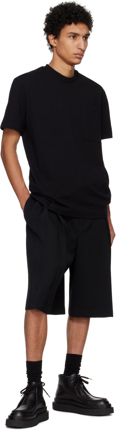 Tričko Jil Sander Jil Sander Logo Flag Pocket T-Shirt Čierna | J22GC0197_J20256, 3