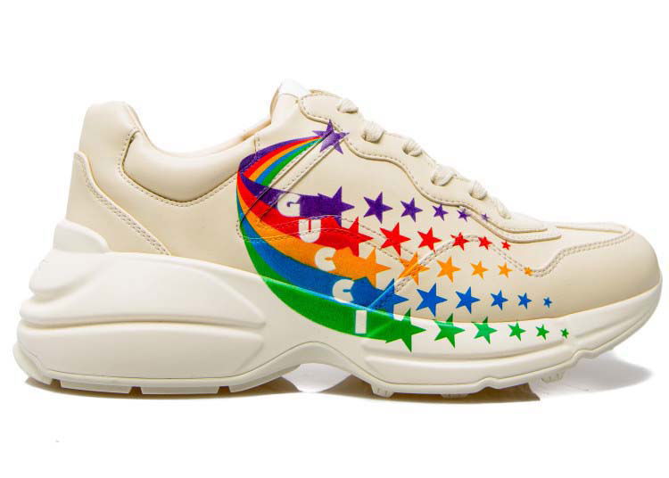 Tenisky a topánky Gucci Rainbow Star Rhyton Beige Multi Béžová | 663260 2SH00 9522, 0