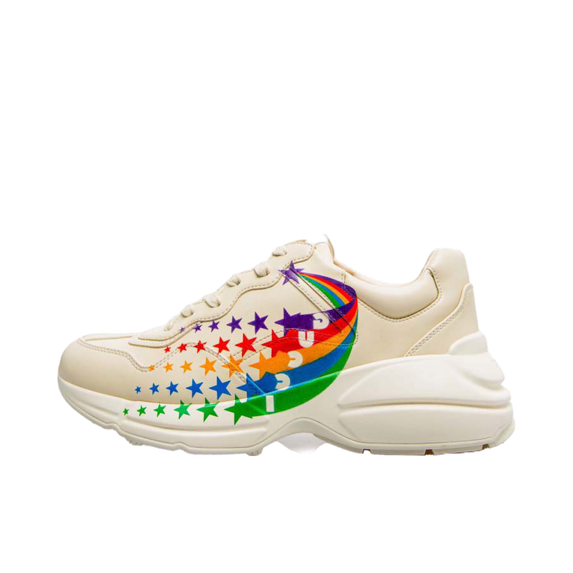 Tenisky a topánky Gucci Rainbow Star Rhyton Beige Multi Béžová | 663260 2SH00 9522