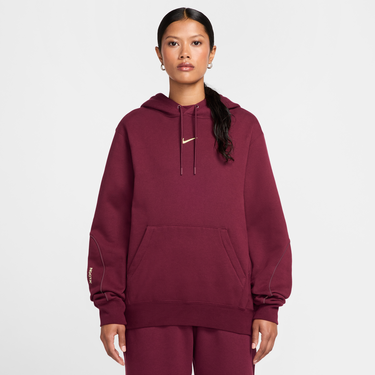 Mikina Nike NOCTA Fleece Hoodie Vínová | FN7659-638, 3