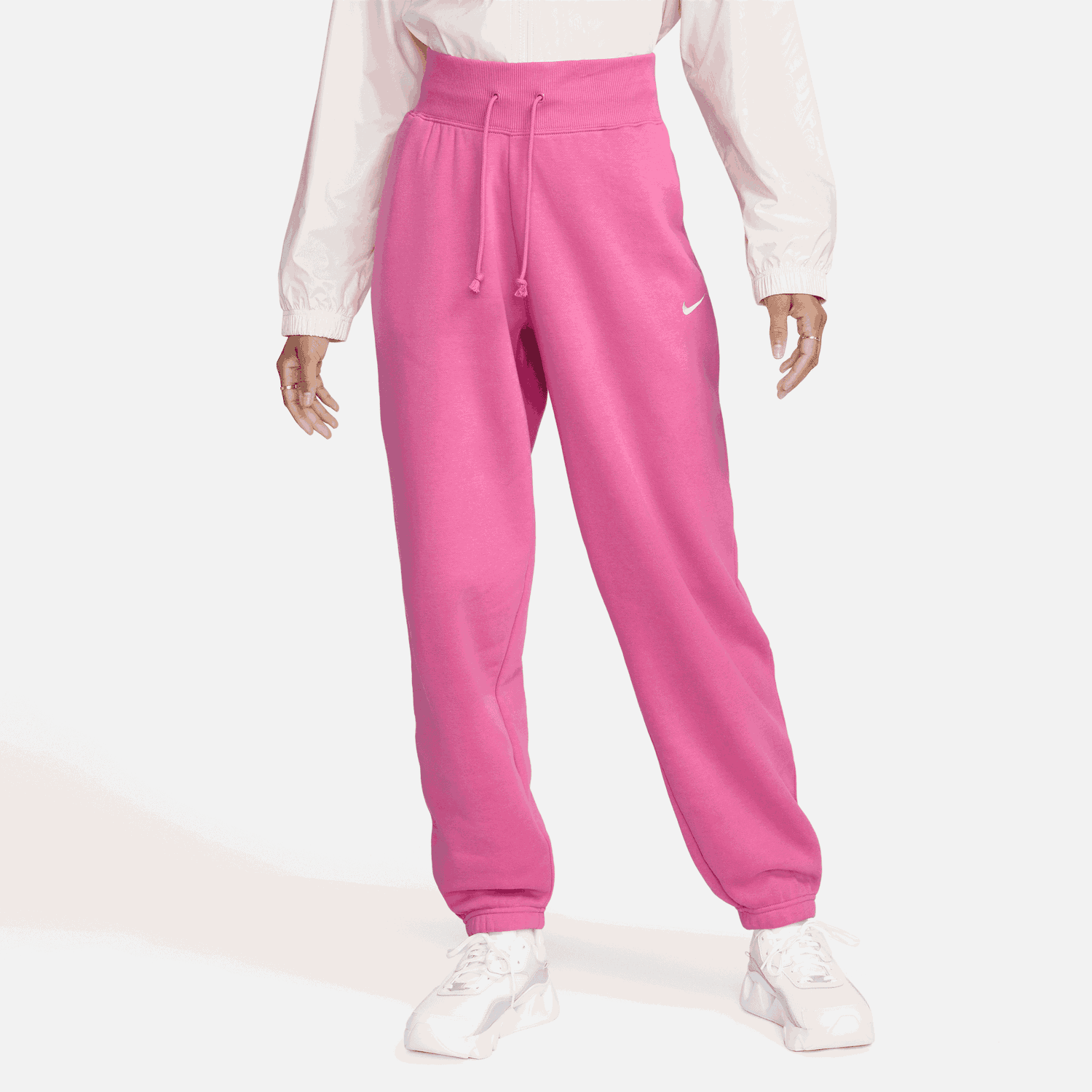 Tepláky Nike Phoenix Fleece Oversized Pant Ružová | DQ5887-684, 0