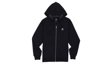 Mikina Converse Embroidered Full-Zip Hoodie Čierna | 10020341-A01, 0