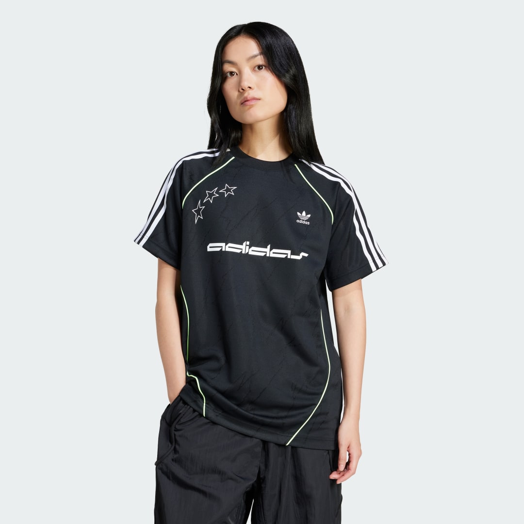 Dres adidas Originals Top Short Sleeve Jersey Čierna | IT9679, 0