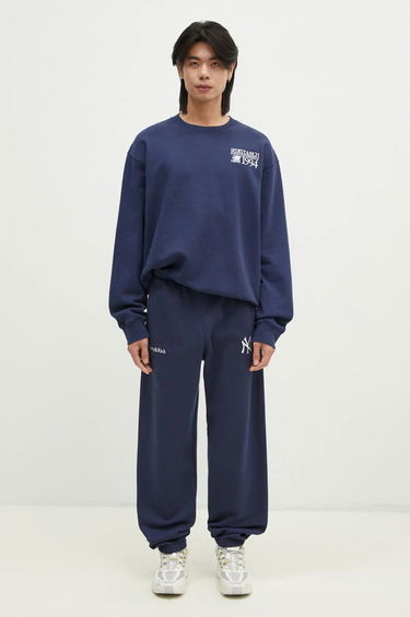 Mikina Sporty & Rich Finish Line Print Sweatshirt Navy | ST071516170BL32, 4
