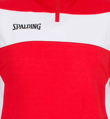 Mikina Spalding Spalding Evolution II 1/4 Zip Top Červená | 3003033-04, 1
