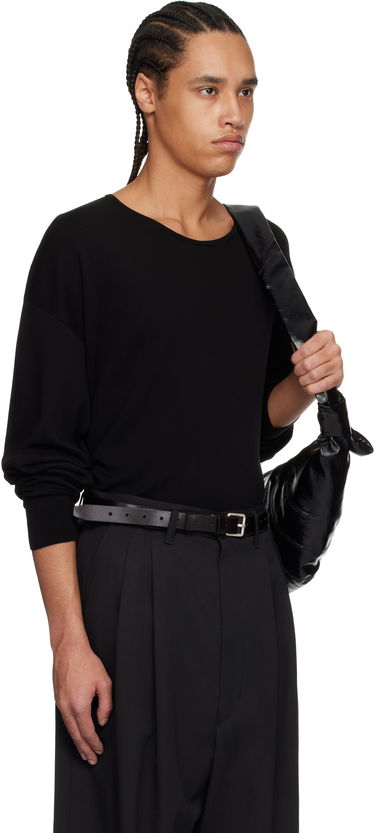 Sveter LEMAIRE Lemaire Fine Cotton Long Sleeve Sweater Čierna | TO1373 LK1041, 1