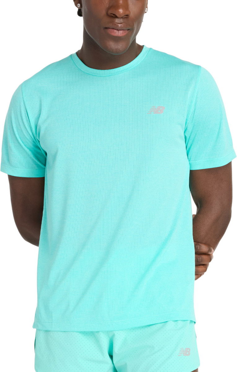 Tričko New Balance Athletics T-Shirt Tyrkysová | mt41253-cyj, 0