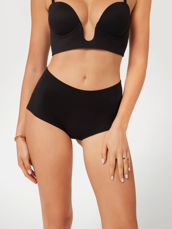Nohavičky GUESS Eveline Jersey Culotte Čierna | O4BE12KCDE0, 0