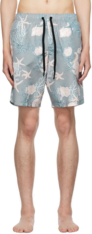 Plavky Versace Versace Barocco Sea Print Swim Shorts Šedá | 1016218_1A11347, 0