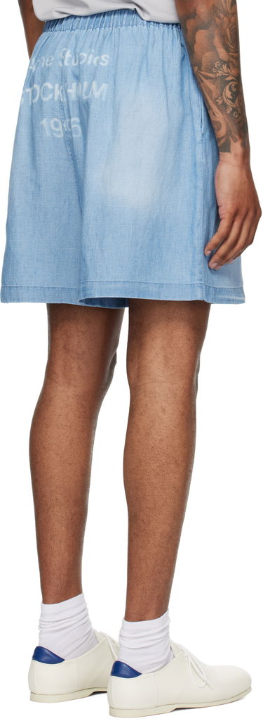 Šortky Acne Studios Acne Studios Stamp Shorts Modrá | BE0183-, 2