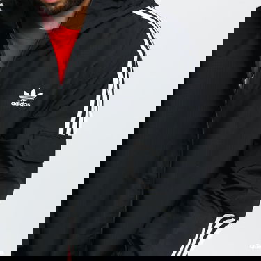 Vetrovka adidas Originals 3 Stripes Windbreaker FZ Čierna | GN3475, 2