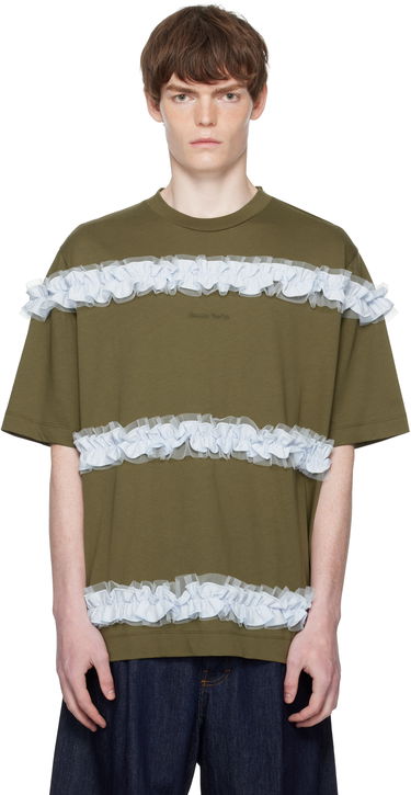 Tričko Simone Rocha Simone Rocha Ruffle Frill T-Shirt Zelené | 5362 0553, 0