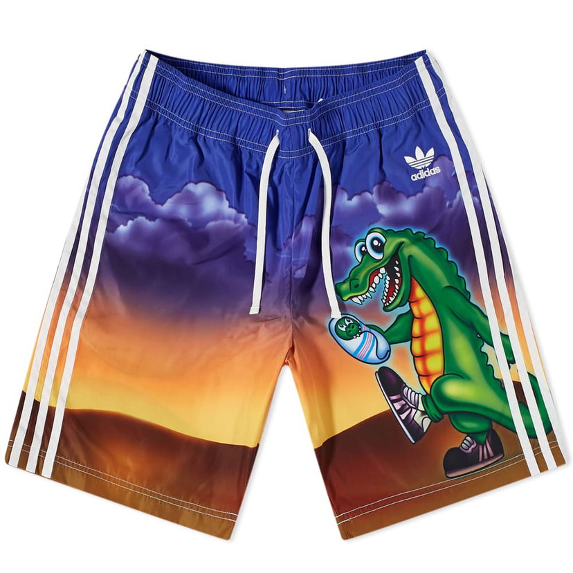 Plavky adidas Originals Kerwin Frost Shorts Crocodile Rôznofarebný | H66312