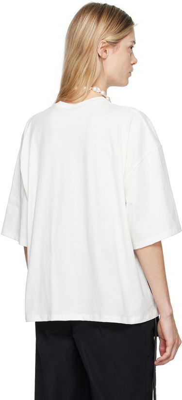 Tričko Baserange Pin Relaxed-Fit T-Shirt Biela | TOPT-RC-AU24, 2