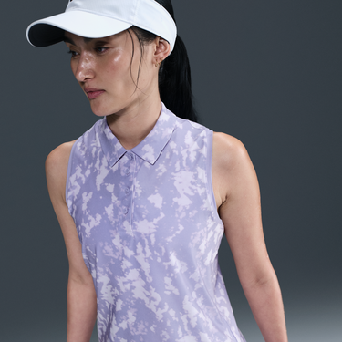 Polo tričko Nike Nike Victory Dri-FIT Sleeveless Printed Golf Polo Fialová | FZ6891-533, 0