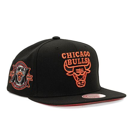 Šiltovka Mitchell & Ness NBA Core Vi Snapback Chicago Bulls Black Čierna | HHSS6749-CBUYYPPPBLCK, 0