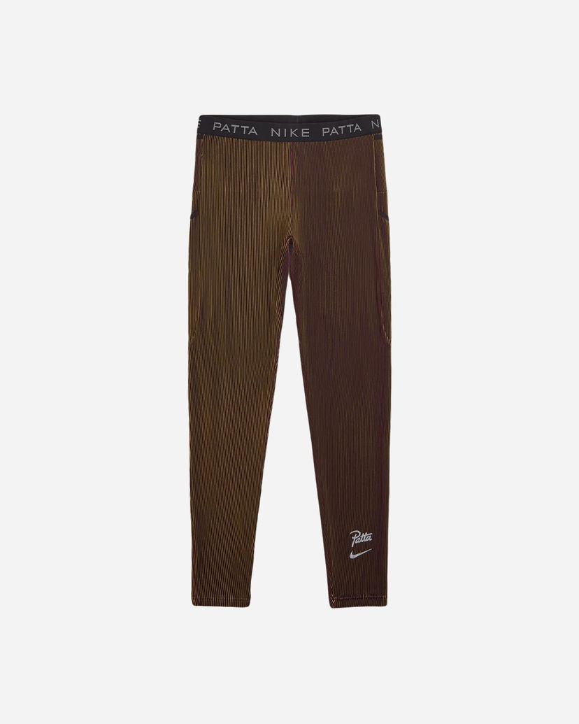 Legíny Nike Patta Running Team Leggings Fireberry / Sundial Vínová | FJ3061-615