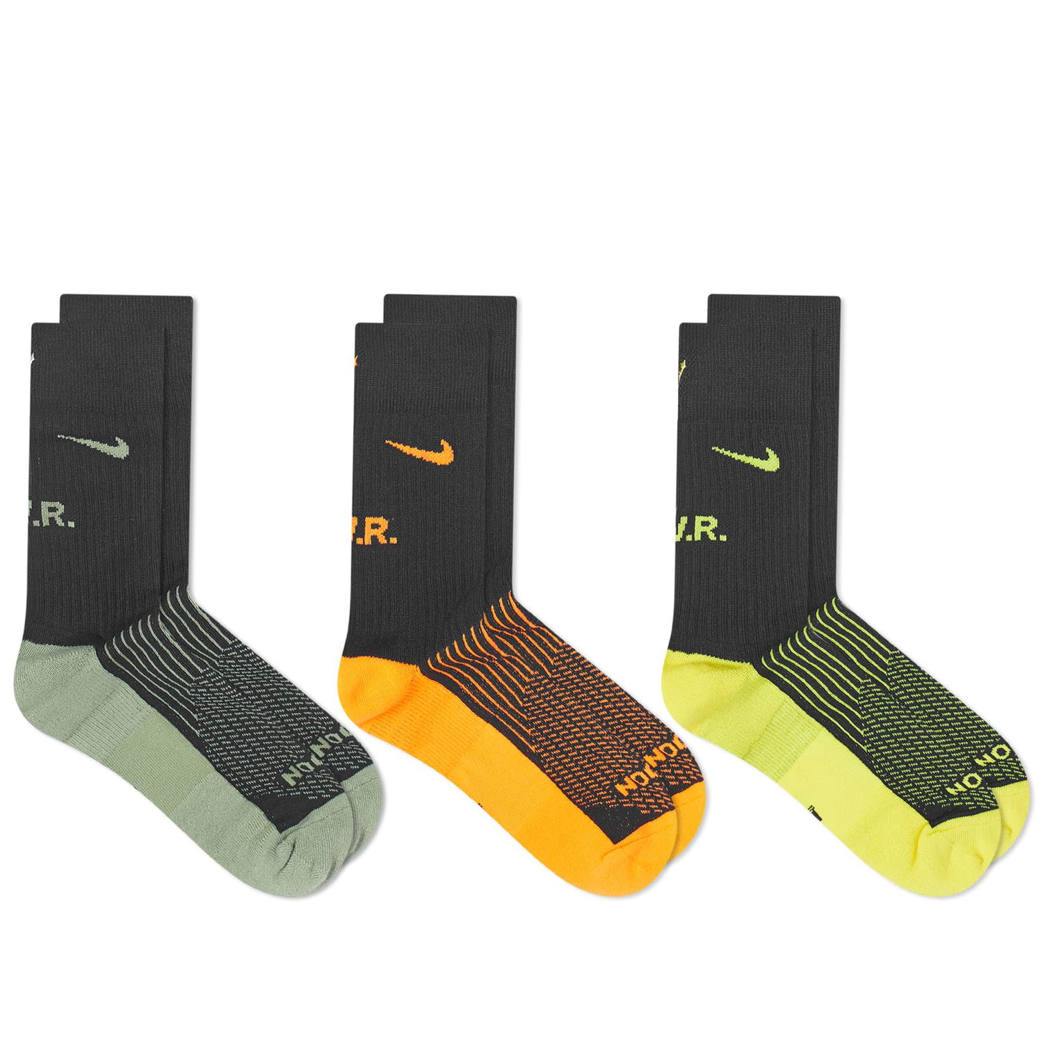 Ponožky Nike NOCTA x Crew Sock - 3 Pack Multi Rôznofarebný | DD9240-910, 0