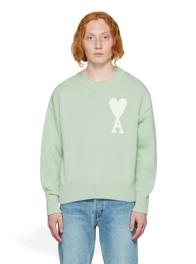 Sveter AMI Sweater Zelené | UKS003.016