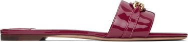 Starostlivosť o obuv Tom Ford TOM FORD Patent Leather Buckle Slides Fialová | W3526-LCL072G, 0