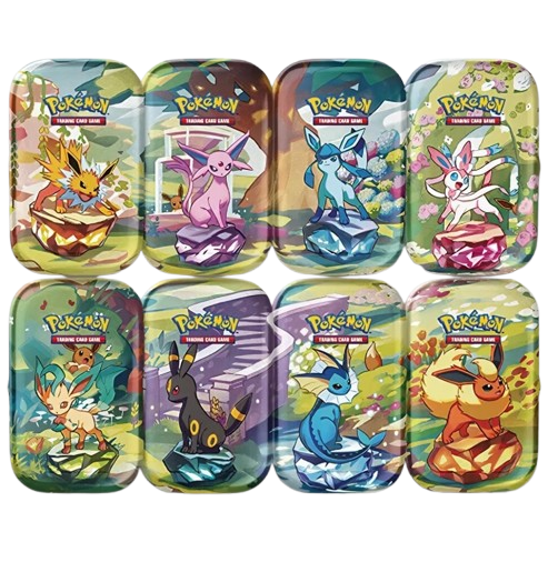 Zberateľské Pokémon Pokemon Prismatic Evolutions Mini Tin Rôznofarebný | TINS, 0