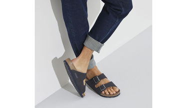 Tenisky a topánky Birkenstock Arizona Vegan desert Dust Indigo Blue Čierna | 1023116, 3