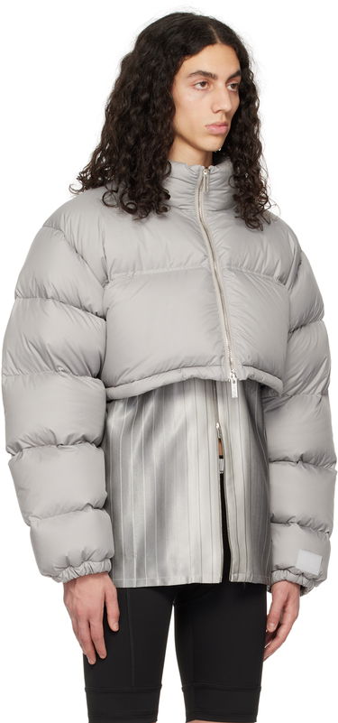 Prešívaná bunda VETEMENTS VTMNTS Cropped Puffer Jacket Šedá | VL14JA240X, 1