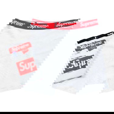 Boxerky Supreme Hanes x Supreme Boxer Briefs (4 Pack) Biela | 99HAA36 WHITE, 1