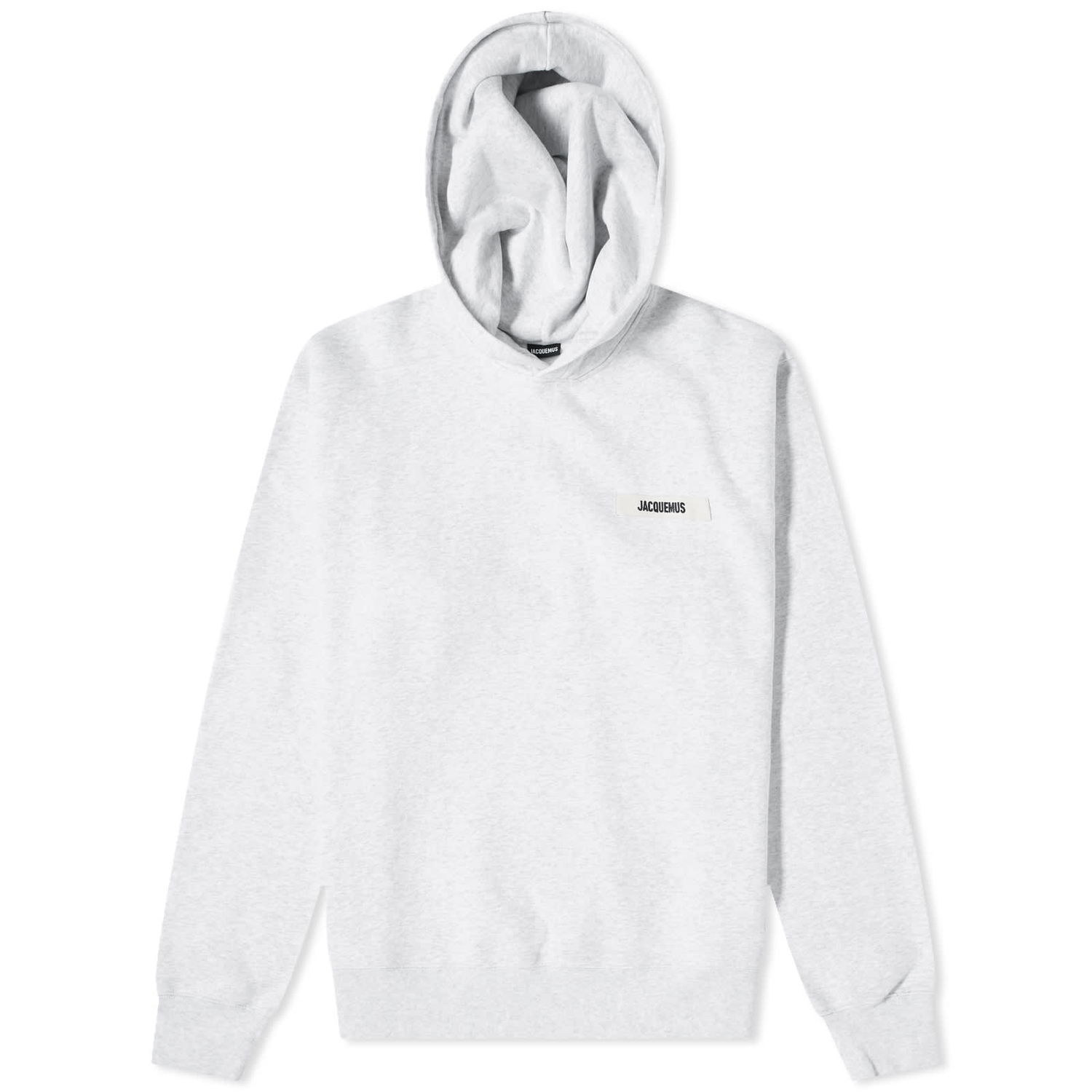 Mikina Jacquemus Gros Grain Logo Hoodie Šedá | 24E245JS247-2036-950, 0