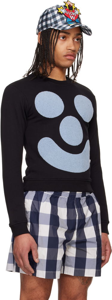 Mikina Walter Van Beirendonck Walter Van Beirendonck Smile Sweatshirt Čierna | 8008, 1