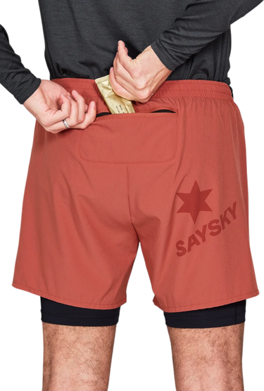 Šortky Saysky Saysky 2 in 1 Pace Shorts Červená | nmrsh20c505, 2