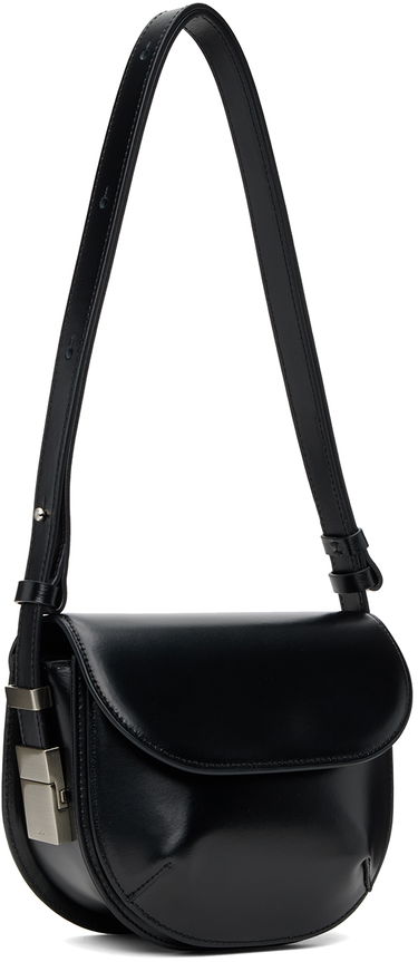 Taška cez rameno OSOI Leather Shoulder Bag Čierna | 24SB030-11-01, 4