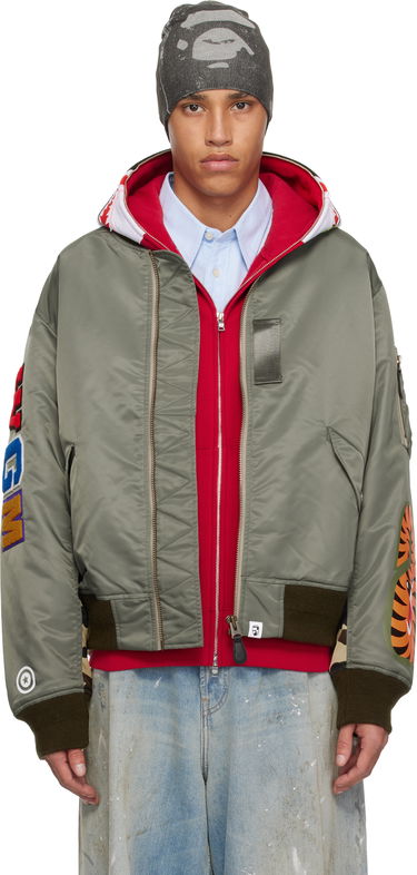 Bomber bunda BAPE BAPE Shark MA-1 Bomber Jacket Zelené | 001HJK701003M, 0