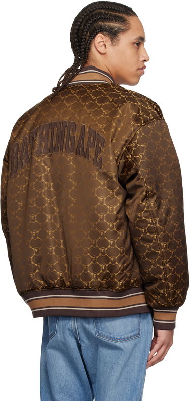 Bomber bunda BAPE BAPE ABC Camo Jacquard Reversible Bomber Jacket Hnedá | 001HJL301301M, 2