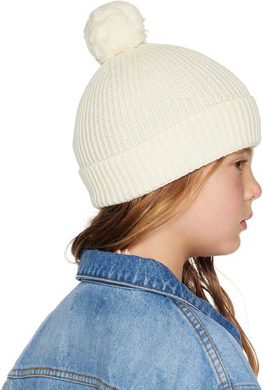 Kulicha Golden Goose Golden Goose Kids Pom Pom Beanie Biela | GKP01294.P000936.20103, 2