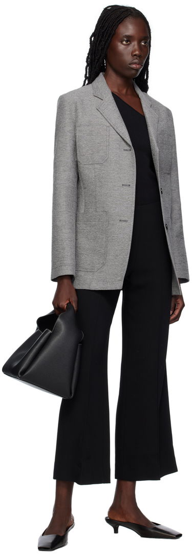 Bunda TOTEME Notched Lapel Pocket Blazer Šedá | 233-3011-278, 3