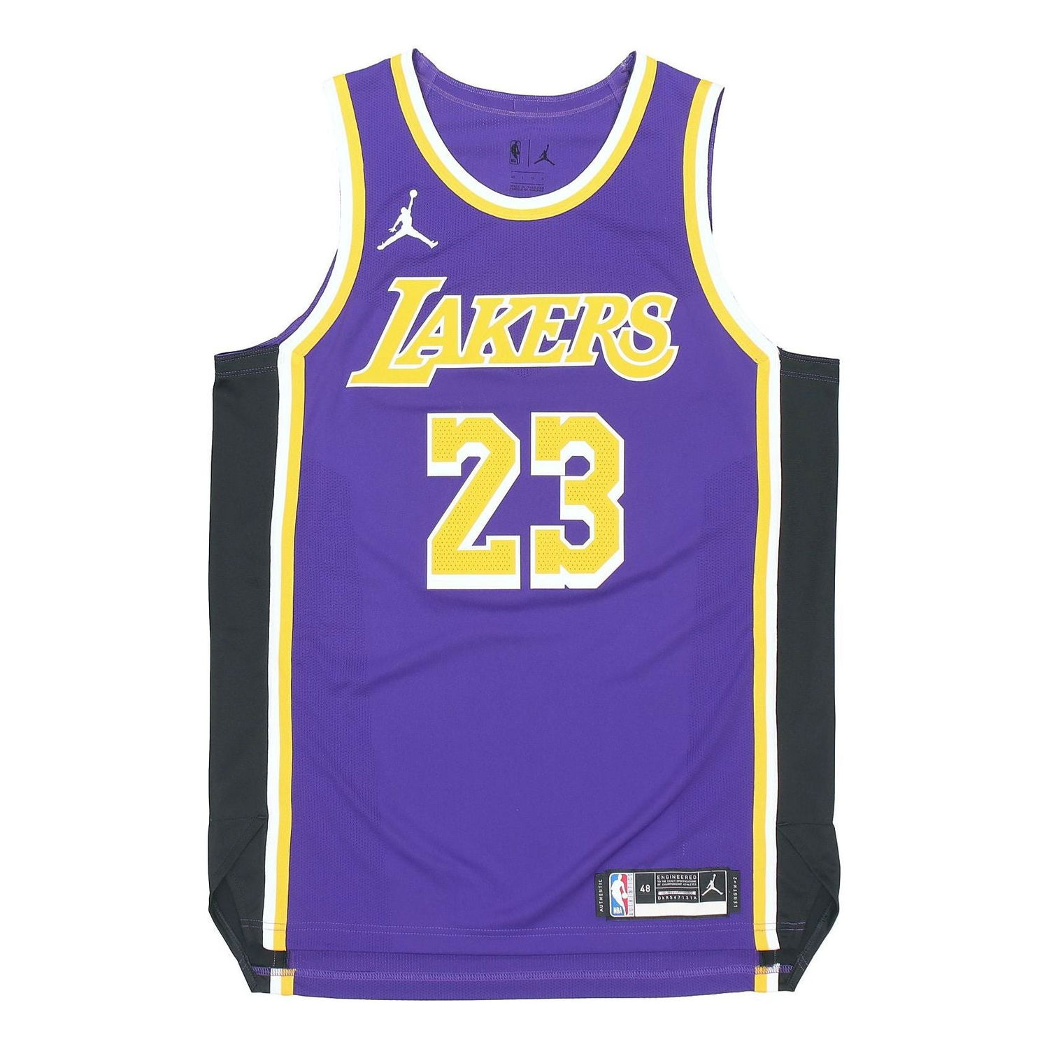 Dres Jordan Los Angeles Lakers LeBron James Player Edition Jersey Fialová | CV8856-511, 0