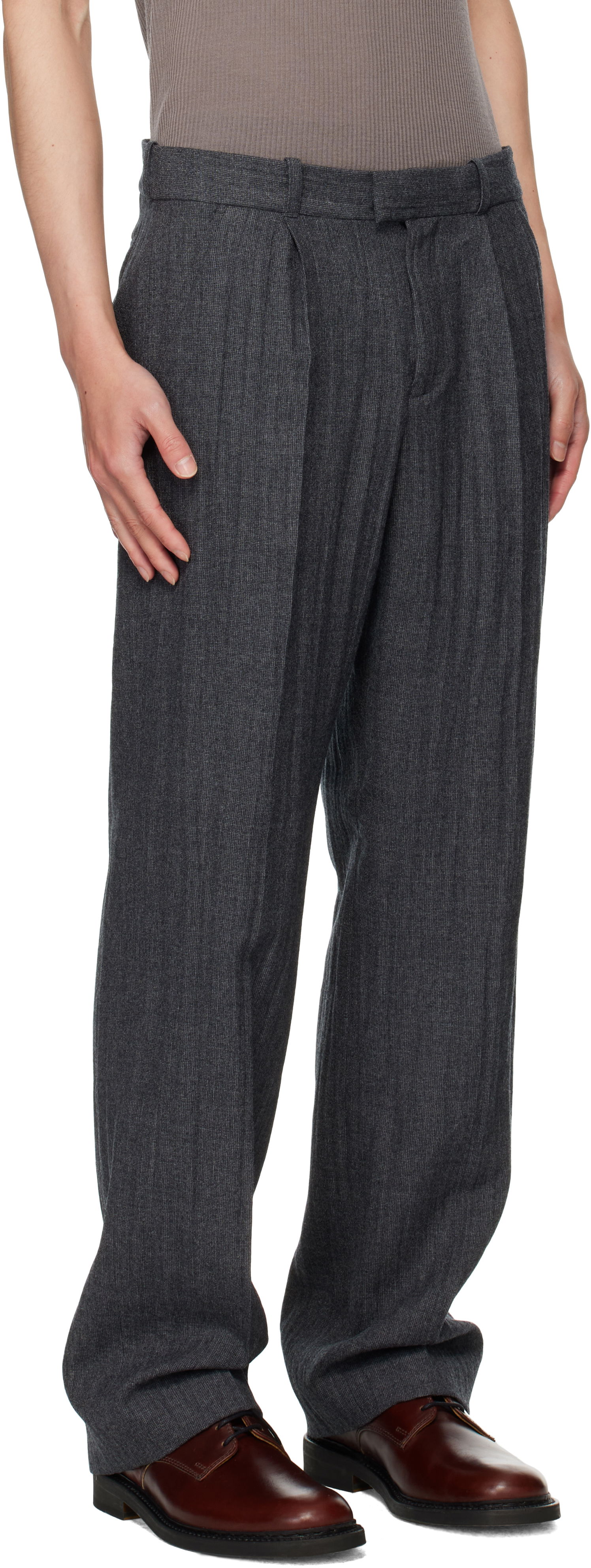 Nohavice OUR LEGACY Slack Trousers Šedá | M4254SSG, 1