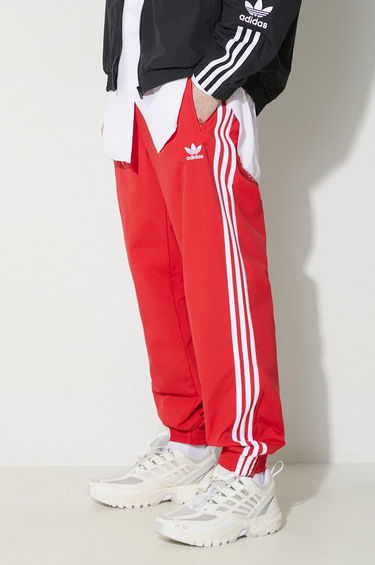 Tepláky adidas Originals WOVEN FIREBIRD TRACK Pant Červená | IT2498, 4