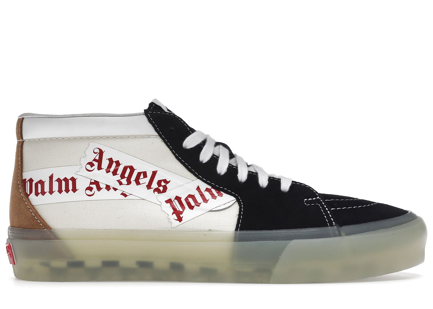 Tenisky a topánky Vans Vault Sk8-Mid LX Palm Angels Black White Beige Biela | VN0A7TNHF78C, 0